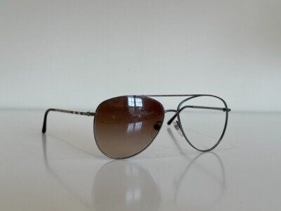 Burberry B 3072 1003/13 Aviator Gunmetal Brown Nova