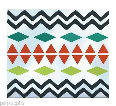 Stencil Aztec Tribal Apache Southwestern Pattern for Craft Projects Art