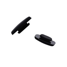 KEYTO Replacement Silicone Black Nose Piecese for Sunglasses Frames 12mm