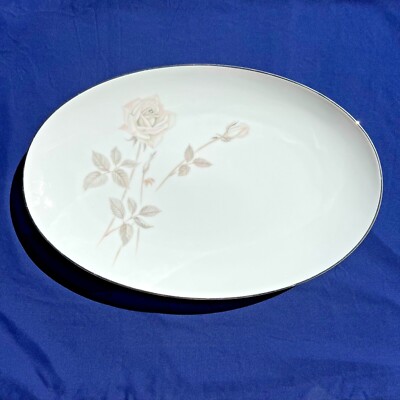 Noritake Fine China Melrose 6002 14'' Oval Serving Platter 