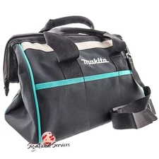 MAKITA XGT Contractor Tool Bag Storage Case Outside Pockets 14” x 11” x 9” Strap