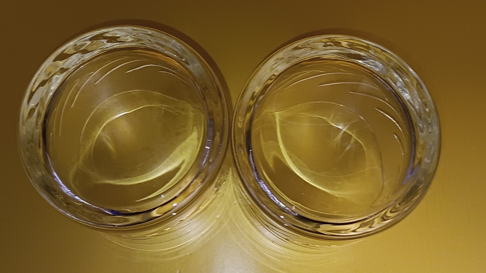Set of 2 Zwiesel Cut Crystal Double Old Fashion Glasses"