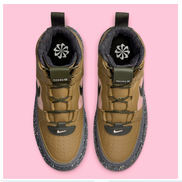 Nike Air Force 1 Boot NN Brown Kelp Sequoia DD0747-300 Men Sz 13 NWB no box top Nike Air Force 1 Boot NN Brown Kelp Sequoia DD0747-300 Men  main image 2