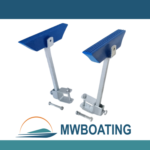 Boat Trailer Skid Pair 30cm Long Blue Trailer Boat Centering Unit With