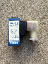 FESTO PEV-1/4-B 10773 PLC Pressure Switch 24VDC, New/Open Package