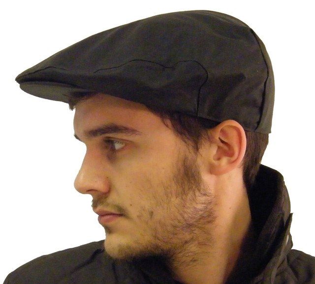 oilskin flat cap