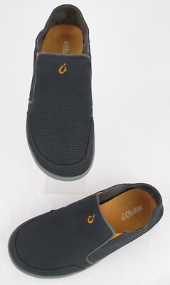 OluKai Nohea Mesh Shoes - Men\'s Sz 10 Dark Shadow OluKai Nohea Mesh Slip-On - Dark Shadow | Comfortable Shoes  main image 2