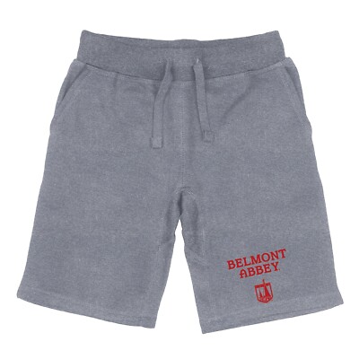 Belmont Abbey College Crusaders NCAA College Fleece Seal  Shorts