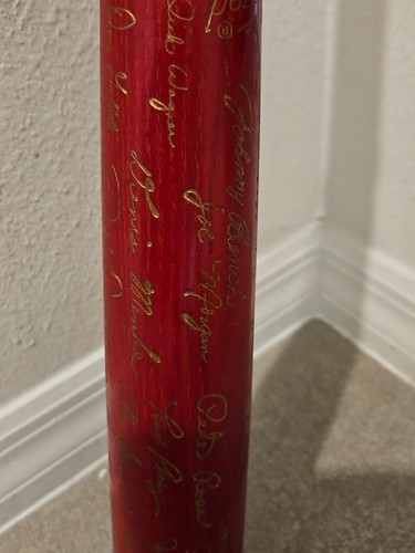CINCINNATI REDS 1973 National League CHAMPIONS GOLD ENGRAVED Louisville Slugger - Picture 5 of 9