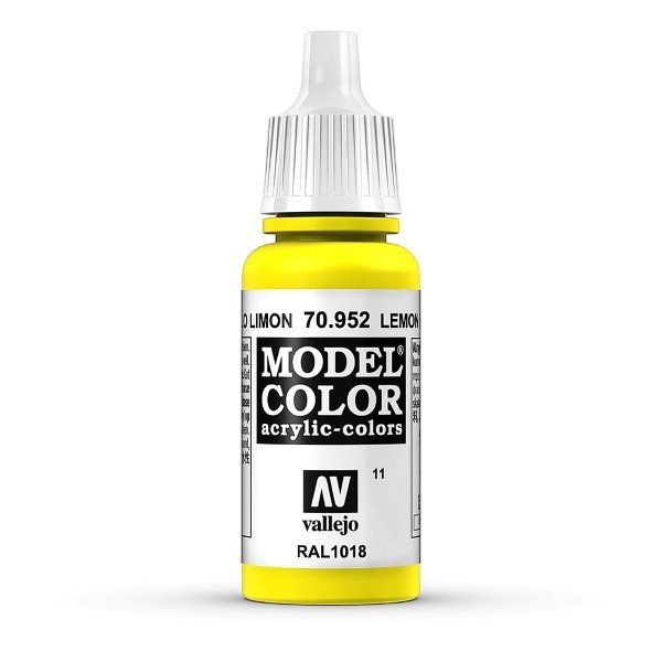 (173,53€/L) Model Color 70.952 Zitronengelb - RAL1018 Vallejo 17Ml-image
