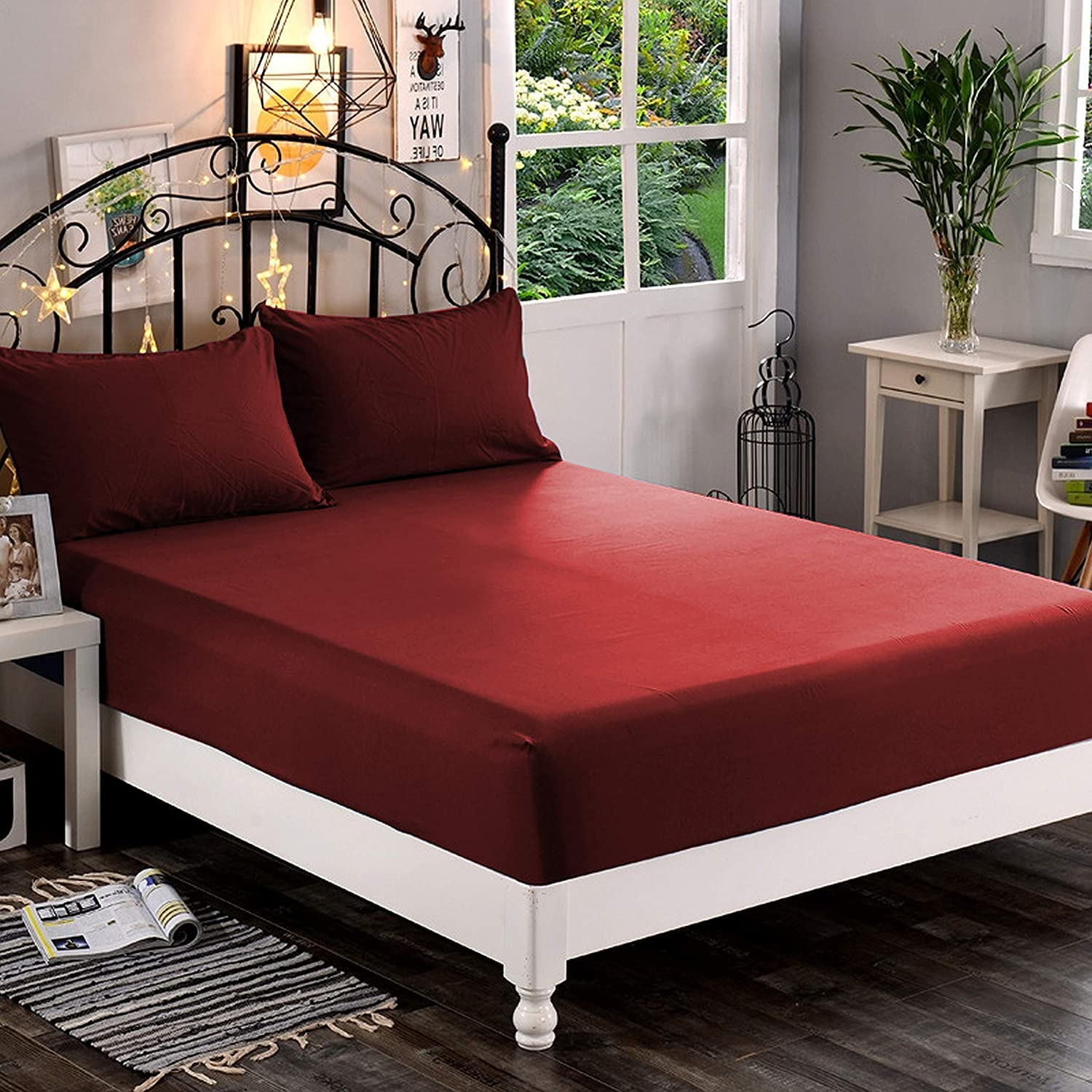 Premium 1500 Microfiber Hotel Quality Fitted Sheet - Soft & Durable