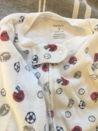 Baby Boy 9 month (Lot of 15) Carter's Sleep Play, One PIece, Outfits, Pants 900 - Picture 6 of 12