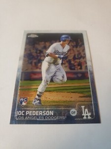 Joc Pederson Rookie 2015 Topps Chrome (RC) LA Dodgers #129