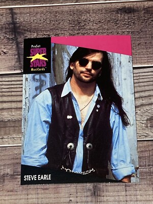 1991 Pro Set SuperStars MusiCards #167 Steve Earle