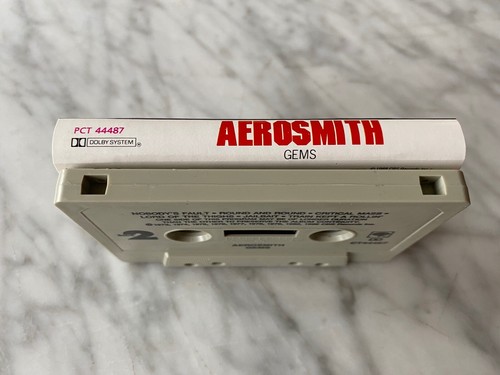 Aerosmith Gems CASSETTE Tape 1988 Columbia PCT-44487 Steven Tyler, Mama Kin RARE - Picture 3 of 3