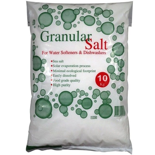 Granular Salt 10kg Water Softener and Dishwasher Salt Granules eBay