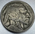 1928 P Buffalo Nickel Very Good 5 Cent US Coin - SR256