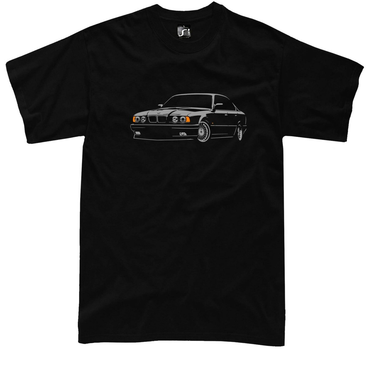 T-shirt Tuning « Alte Deutsche Klassische Autos E34 » - Pour Les Fans De BMW E34 !
