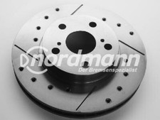 Bremsscheibe gelocht und geschlitzt