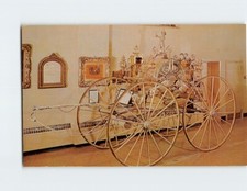 Carro de manguera de postal, casa de bomberos del estado de Nueva York, Hudson, Nueva York.