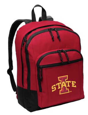 Iowa State Backpack   ISU Cyclones Medium Classic Bookbag for Students & Fans