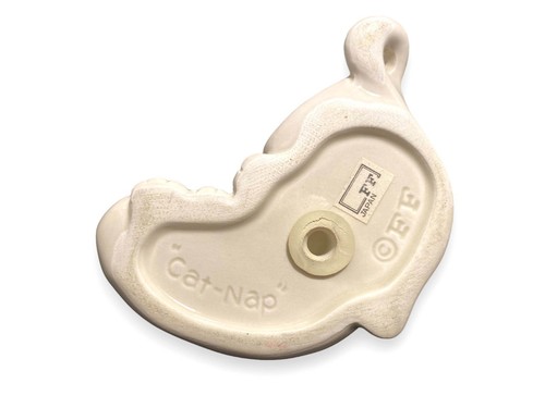 Fitz & Floyd Katze Nickerchen verschachtelt Salz & Pfefferstreuer schlafende Katze Vintage - Bild 13 von 13