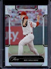 2024 Panini Three and Two Roy Halladay Holo Silver #/49 Phillies
