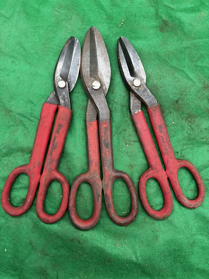 3x Blechschere Schneider Wiss W-8 Made in USA
