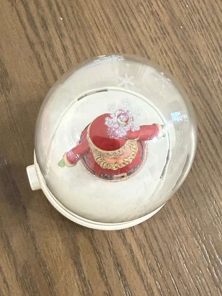 Hallmark Happy Tappers Santa Musical Dancing Globe 2008 XAGA5053 ¡FUNCIONA! Foto 2 de 4