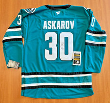 Yaroslav Askarov San Jose Sharks Signed Autographed Jersey JSA COA Certified XL
