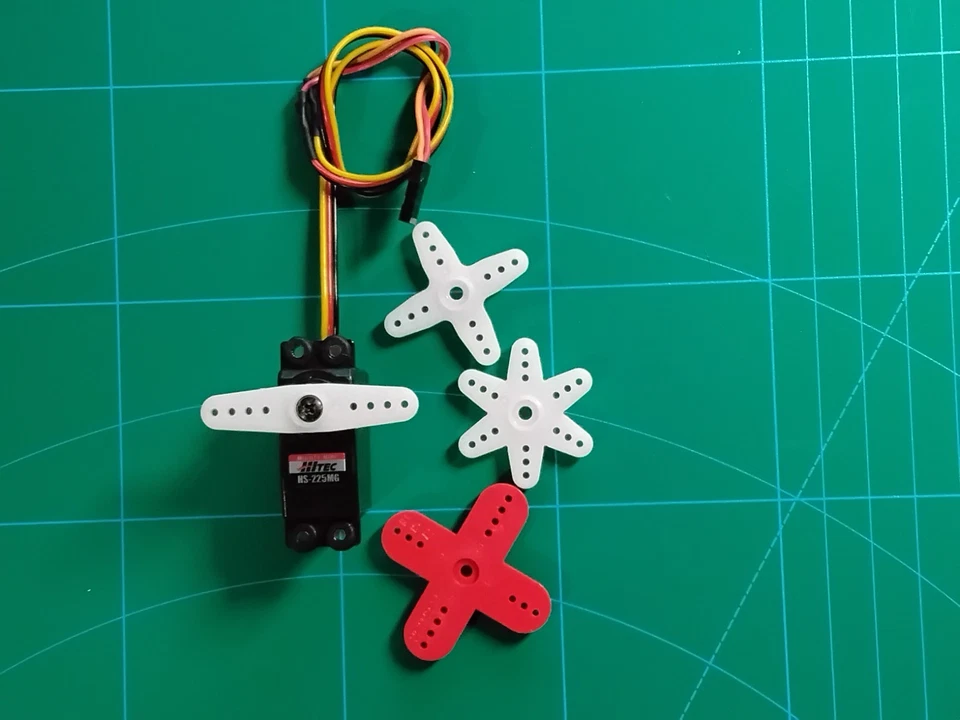 Hitec HS-225MG MINI STANDARD 15MM SERVO 4.7kg KRAFT METALGEAR KUGELLAGER MPX 25G - Bild 2 von 4