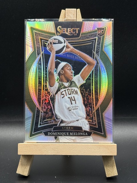 2025 Panini Select WNBA Concourse Dominique Malonga #60 Silver Prizm (RC) Storm