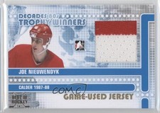 2010-11 ITG Decades 1980s Gold Best of Hockey 1/1 Joe Nieuwendyk #TWJ-25 HOF 0c3