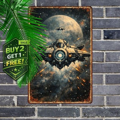 Versatile Cartoon Pattern Sign Modern Decorative Home Metal Tin Plaque