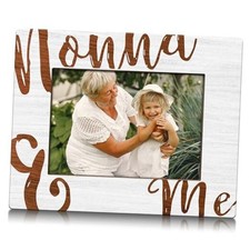 Nonna Gifts for Grandma, Grandma Picture Frame 4x6 Inch, Nonna and Me green