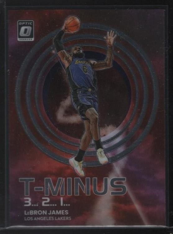 2022-23 Donruss Optic #15 LeBron James T-Minus 3...2...1... Purple
