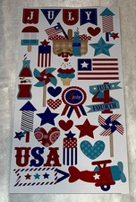HTF Doodlebug Stars & Stripes scrapbooking Co...