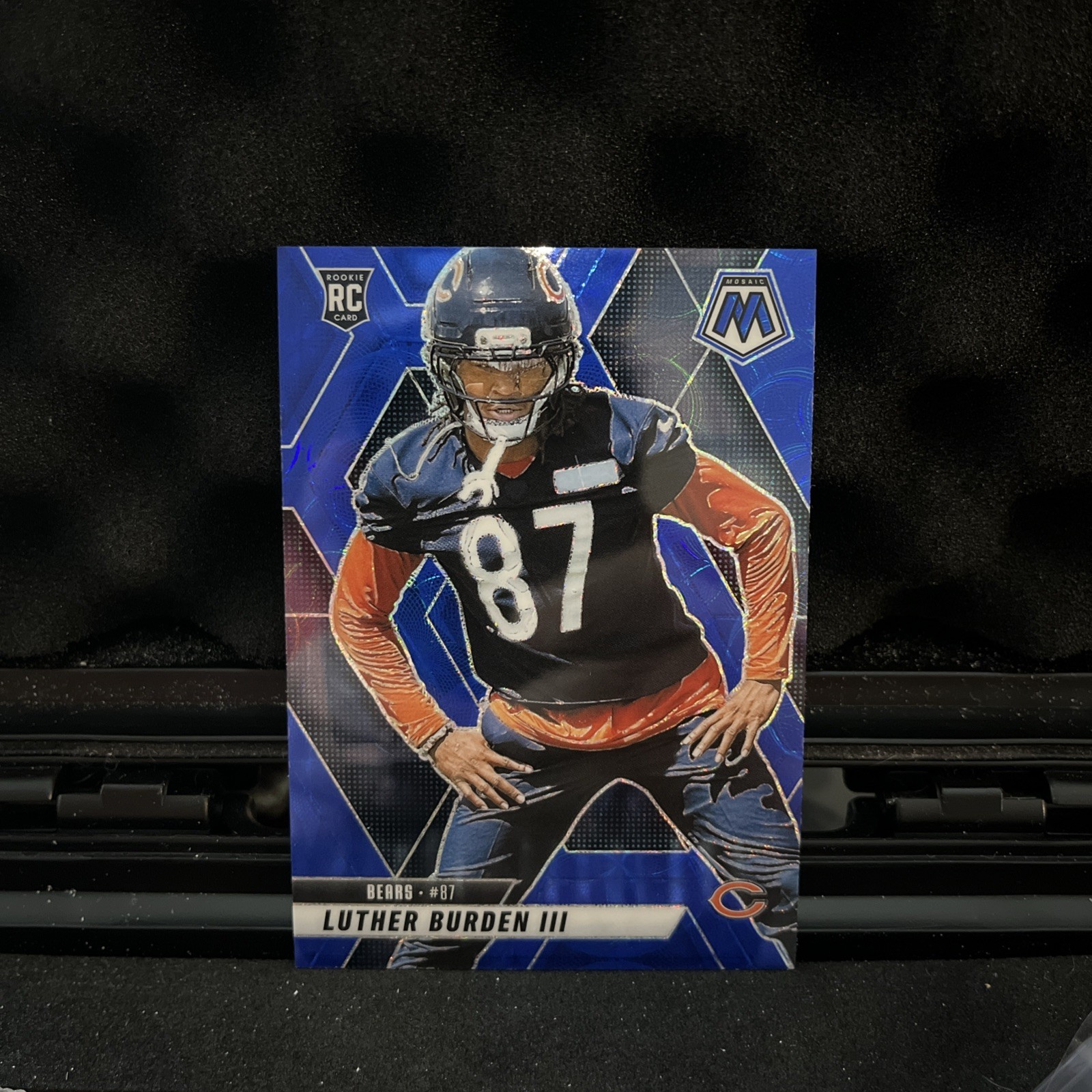 2025 Mosaic Blue Scope Prizm Luther Burden III #383 Bears RC