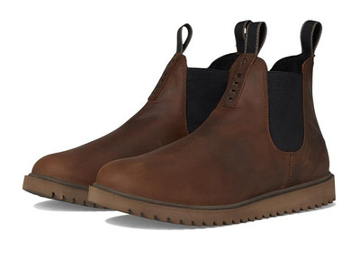 Reef Otis Boots Premium Leather Footbed Ankle Shoe CJ5559 Brown LE Men 11 EUR 44