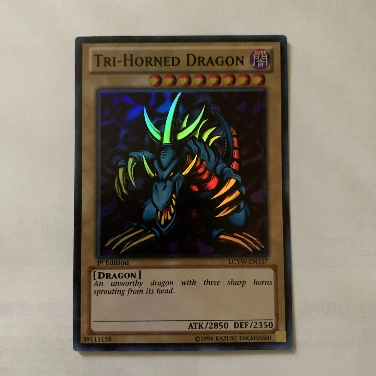 値下げしました！#ＤＲＡＧＯＮ Tri-Horned Dragon LCYW-EN157 Legendary Collection 3: Yugi's World