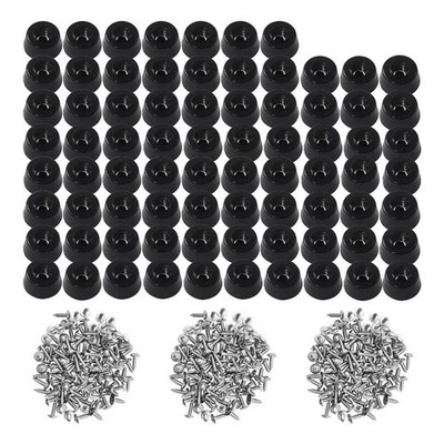 120 Stück weiche Schneidebrett Gummifüße mit Schrauben, 0,31 x 0,59 (), Not6952