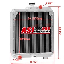 4row 70mm Aluminum Radiator Fit Case Ih Ford New Holland Tk100a Tn60da S5172928