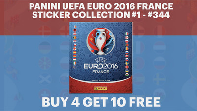 Panini UEFA EURO 2016 FRANCE STICKER COLLECTION #1 - #344