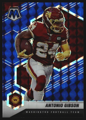 2021 Panini Mosaic Mosaic Blue #200 Antonio Gibson /99