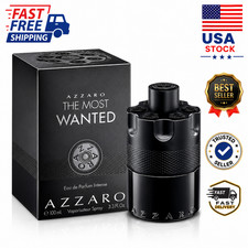 Azzaro The Most Wanted EDP Intense Men's Cologne 3.4 oz / 100ml NIB Authentic