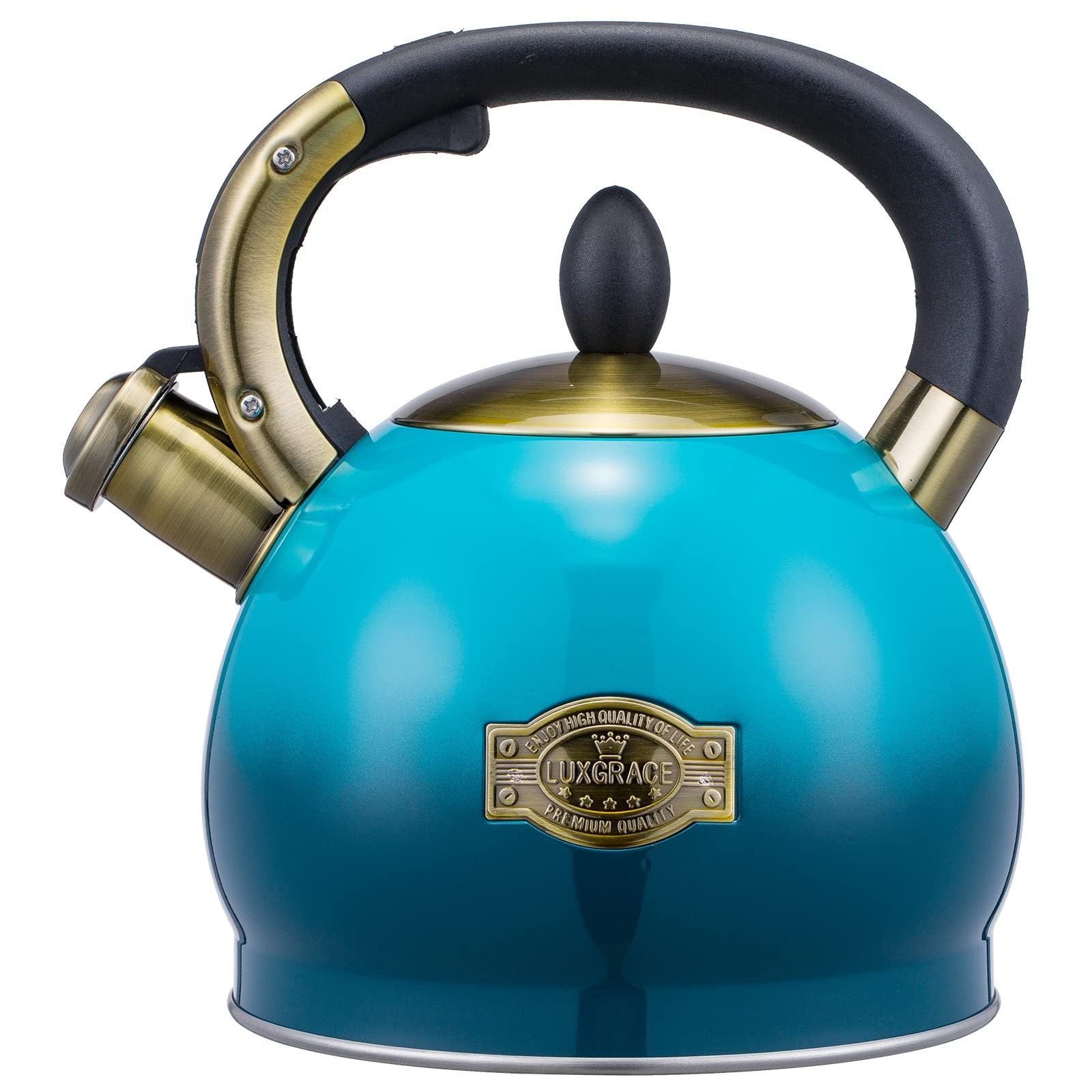 Kettle Stove Top Teapot, Stainless Steel Teakettle (2.8 Quar