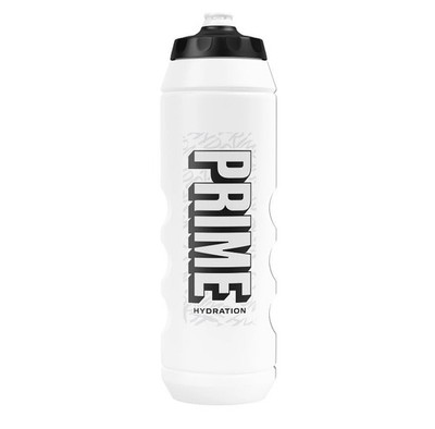 Prime Hydration, Squeeze Sports Water Bottle, White Graffiti, 32 fl oz 2 PACK