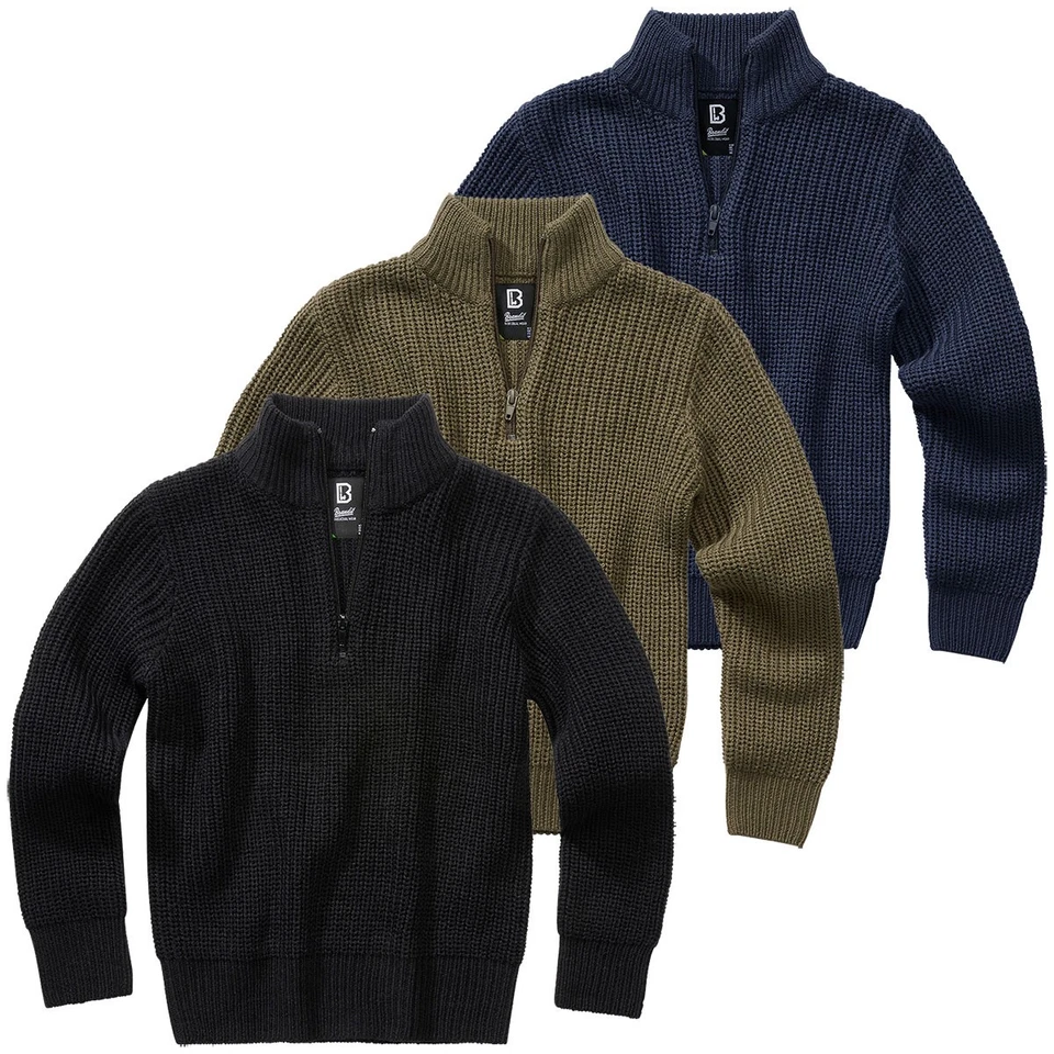 Brandit Kids Marine Troyer Kinder Isländer Seemannspullover Strickpullover - Bild 1 von 1
