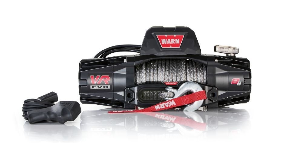 Warn VR EVO 8-S 8000lb Winch Synthetic Rope Off-Road Wireless Control Heavy Duty
