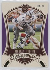 2021 Panini Legacy Decade of Dominance Violet 9/10 Bob Lilly #DD-2 HOF 0u8k